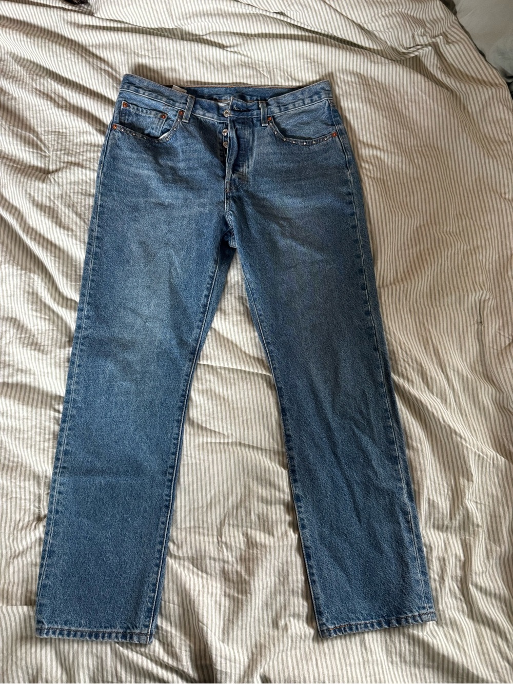 Levi's Blue Women's Straight-Leg Jeans